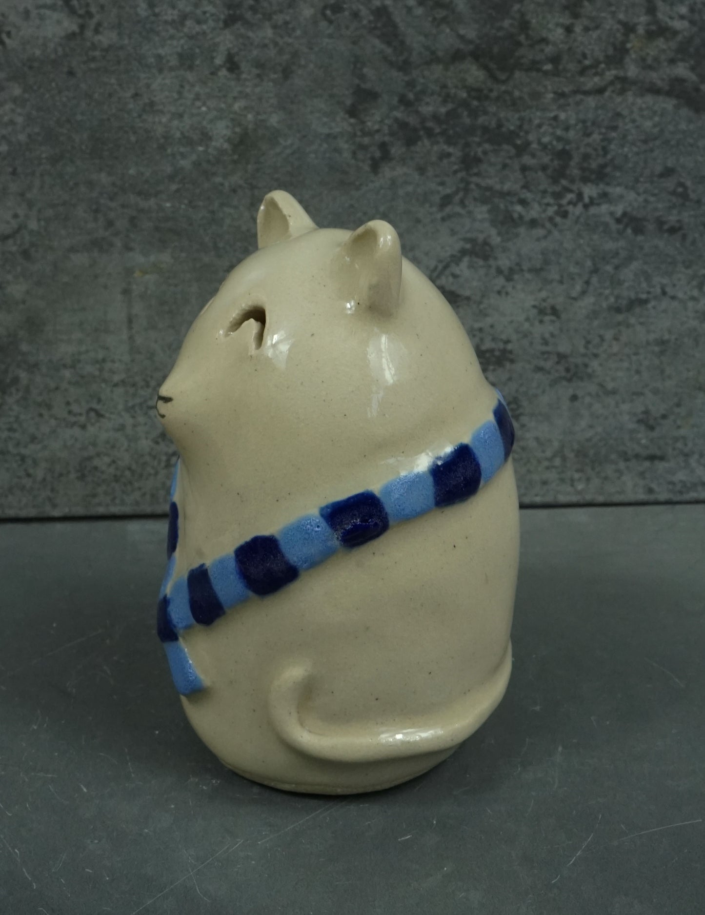 Blue Scarf Cat