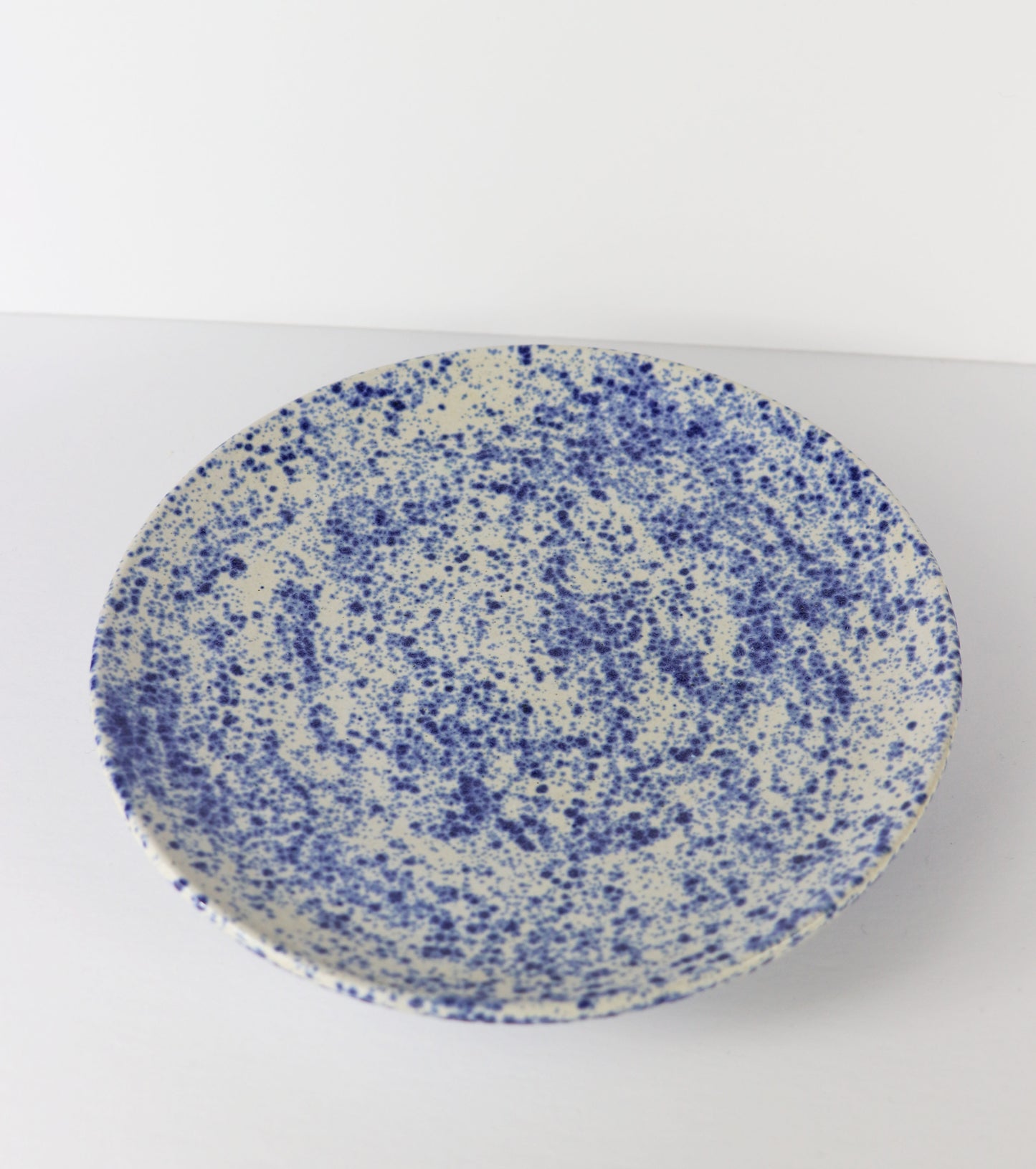 Blue Splatter Plate #3