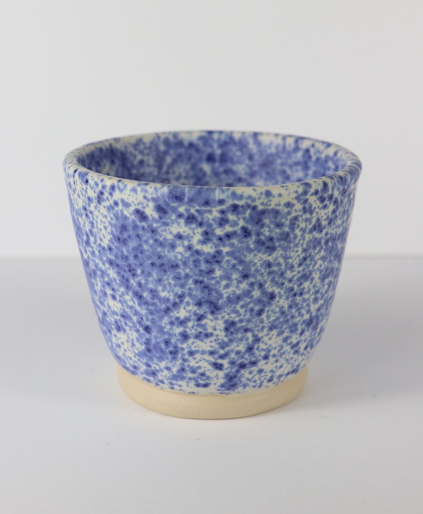 Blue Splatter Pot