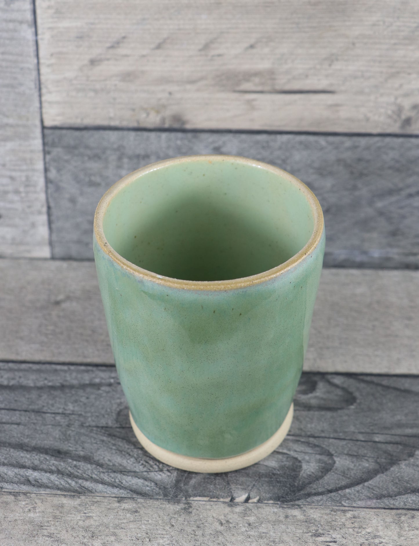 Sage Green Lidded Pot