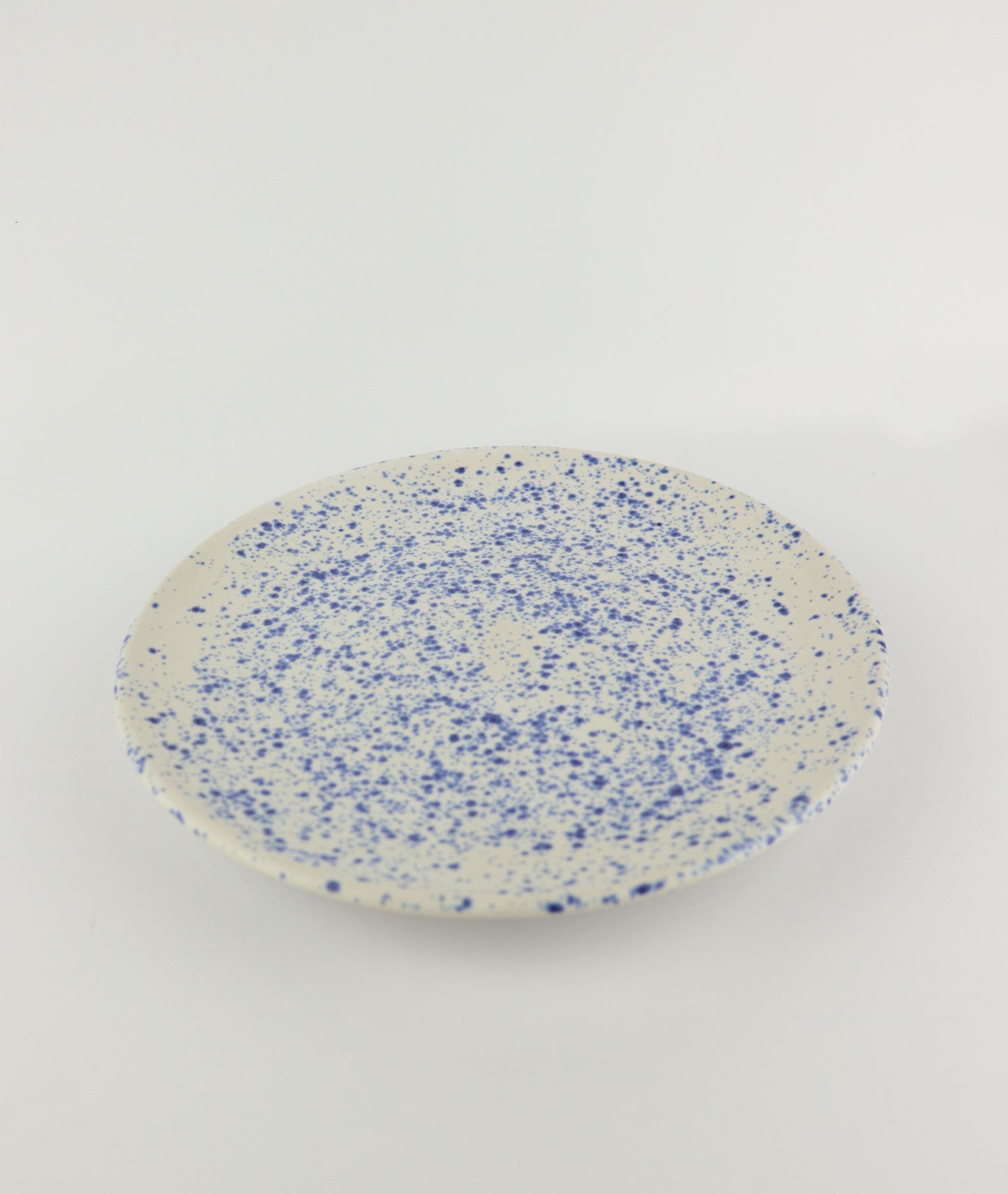 Blue Splatter Plate